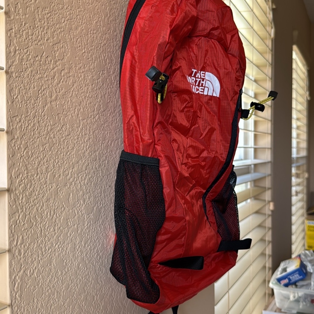 North Face Red Packable Backpack - image 3